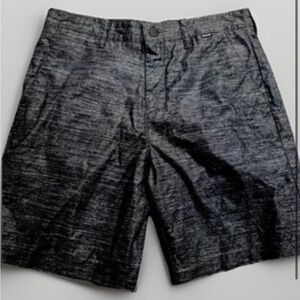 Men's Hurley Charcoal Gray Flat Front Shorts 30